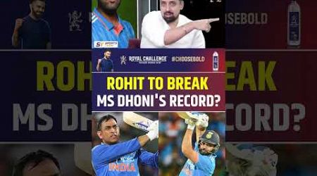 ROHIT TO BREAK MS DHONI&#39;S RECORD? #rohitsharma #msdhoni