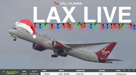 LAX LIVE | KLAX | CHRISTMAS AT LOS ANGELES INTERNATIONAL AIRPORT PLANESPOTTING