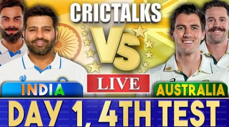 Live: IND vs AUS, DAY 1 - 4th Test, MCG | Live Scores &amp; Commentary | India vs Australia