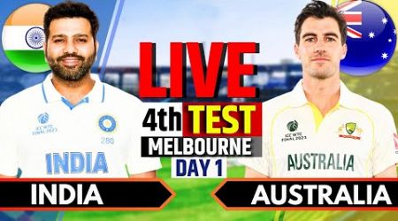 India vs Australia, 4th Test, Day 1 | IND vs AUS Live Match Today | Live Cricket Match Today