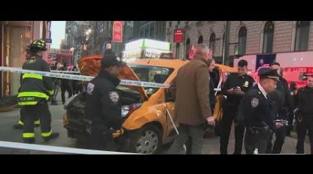 Taxi driver had medical episode before hitting pedestrians: NYPD