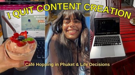 Exploring Cafes &amp; Working Remotely in Phuket | Indian Girl in Thailand