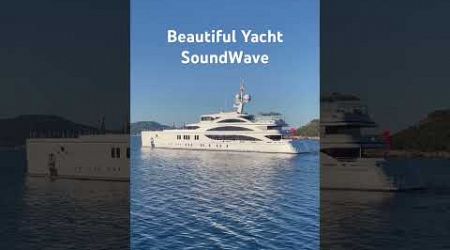 Beautiful Yacht Soundwave#trending #viralvideo #travel #summer #season #adventure#vacation #500subs