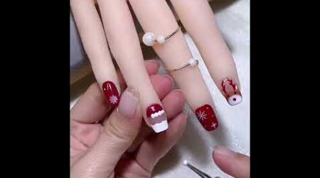 Xmas Nails Art #santaclaus #nailart #ytshorts @TheBeautyHub 