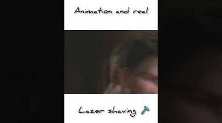 Superman lazer shaving 