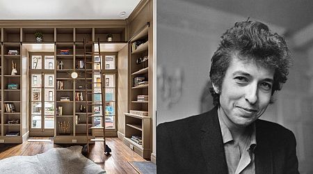 Bob Dylan lived quietly beside a secret garden in NYC for 20 years. See inside the home, now on sale for $7.25 million.