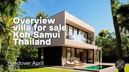 Overview of a villa priced at €320,000 on Koh Samui, Thailand