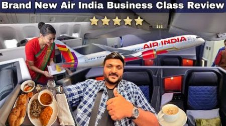 Brand New Air India Business Class Review || Unlimited 5star Food &amp; Comfortable Luxury Seat ||