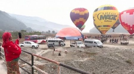 Nepal hosts international hot air balloon festival