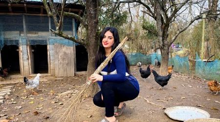 Rural lifestyle: The daily routine of a village girl&#39;s life | Cooking authentic Iranian food