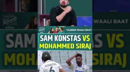 SAM KONSTAS VS MOHAMMED SIRAJ #indvsaus