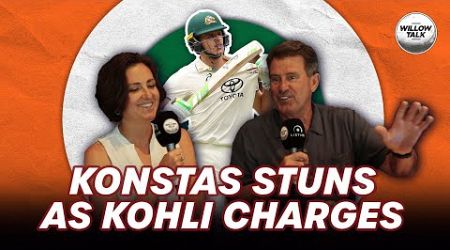 Kid Konstas&#39;s stunning debut, Kohli&#39;s shoulder charge &amp; India&#39;s fightback | Willow Talk Extras