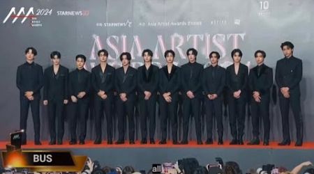 BUS (because of you i shine) AAA2024 in BANGKOK Red Carpet : เดินพรมแดง