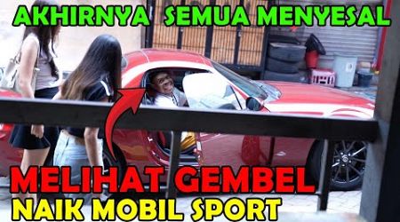 Akhirnya Semua Menyusul Melihat Gembel Naik Mobil Sport