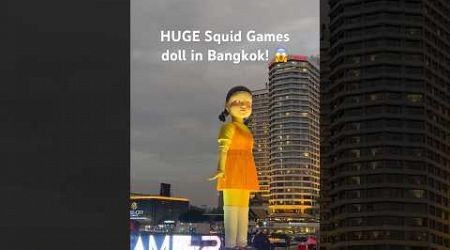 Scary “Gogowa” Squid Games doll in Bangkok! 