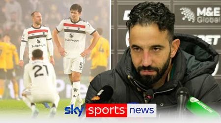 &quot;We have to survive&quot; | Ruben Amorim speaks out after Manchester United&#39;s 2-0 loss against Wolves