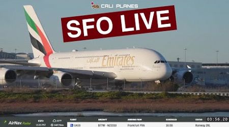 SFO LIVE | KSFO | SAN FRANCISCO INTERNATIONAL AIRPORT LIVE PLANES SPOTTING WEBCAM