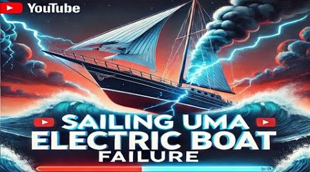 Sailing UMA electric sailboat FAILURE