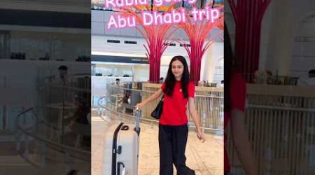 Rabia Faisal Abu Dhabi international trip #rabiafasial