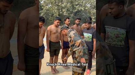 Indian Army Medical Test Knock Knee #shots #knocknee #medicaltest