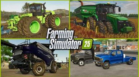 Farm Sim News - Case QT/Steiger, Colossus Harvesters, &amp; International CV! - Farming Simulator 25