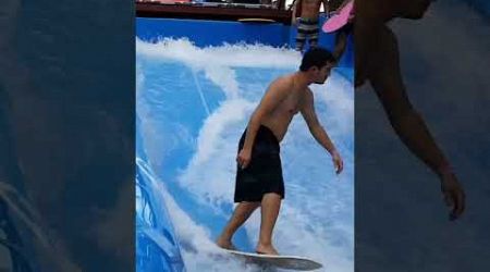 Nick Pro Flowboarder FlowRider Double Surf Machine - Columbia Pictures Aquaverse Pattaya Thailand