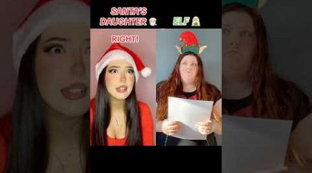 #pov Santa&#39;s daughter teaches an elf the secret to being popular @Jennifer.Brothers #shorts