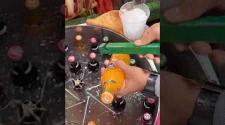 Refreshing Orange Fanta Slushy In Thailand