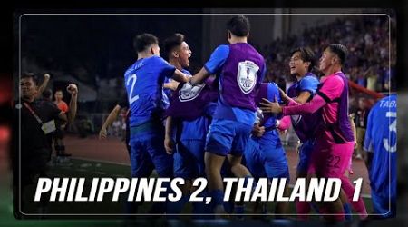 Absolute scenes! PH celebrates breakthrough win against Thailand | ABS-CBN News