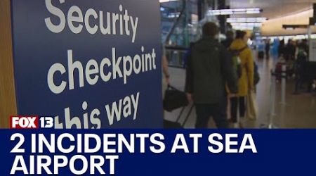 Two incidents at SEA Airport during busy travel season | FOX 13 Seattle