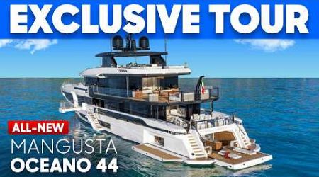 The BEST new 45m superyacht? Mangusta Oceano 44 Tour &amp; Review