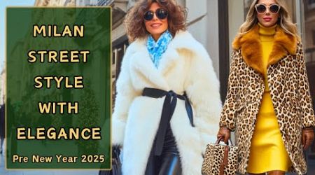 Milan Winter Street Fashion Trends: Stunning Italian Street Style