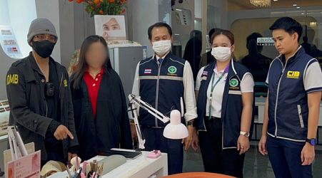 Illegal Chinese-owned salon in Bangkok shut down