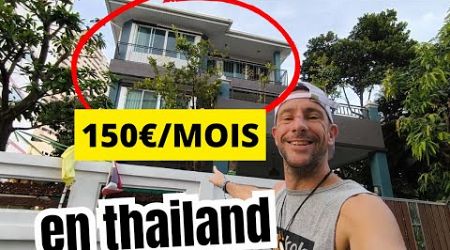 150 euro/mois ! Ma maison PAS CHER à Bangkok en Thaïlande | HOMETOUR | Prix 2025 Conseil s&#39;expatrier