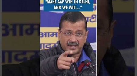 #Shorts | &quot;Make AAP win in..&quot; | L-G | Delhi Govt Schemes | Kejriwal | Mahila Samman | BJP Congress