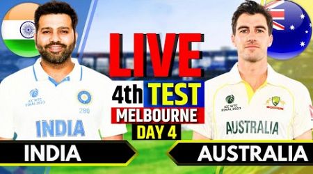 India vs Australia, 4th Test, Day 4 | IND vs AUS Live Match | Live Cricket Match Today, 3rd Session