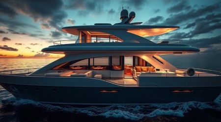 1 Hour Waves on Yacht 4k: Relax Your Mind and Body