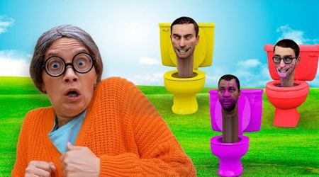 Super Granny &amp; Skibidi toilet VS Speakerman &amp; Cameraman Compilation