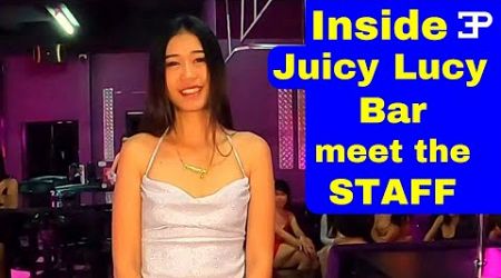 Pattaya Thailand, inside Juicy Lucy Bar, meet the staff