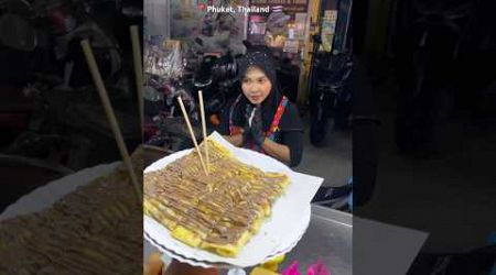 Famous Nutella Banana Roti in Thailand #travel #food #nutella #thailand #bananapancake