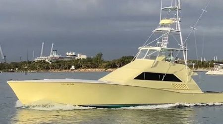 Colorful Yachts Heading Out Singer Island Inlet, December 30, 2024