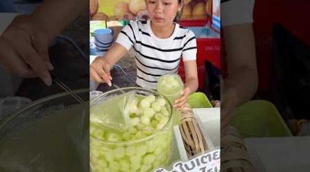 Refreshing Longan Juice In Ayutthaya Thailand