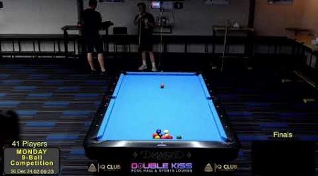 Double Kiss Pool Hall Pattaya, Monday 9 Ball (30/12/24)