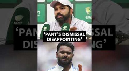 Rohit Sharma on Pant&#39;s dismissal in Boxing Day Test | Sports Today