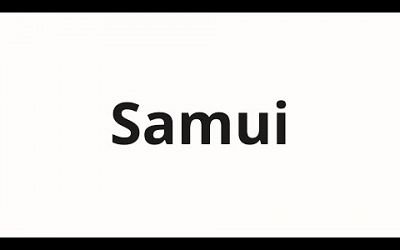 How to pronounce Samui