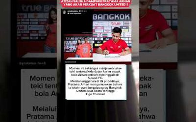 Azizah dampingi arhan bergabung ke bangkok united thailand #shortsvideo #shorts