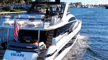 Welcome Aboard this 2022 85’ Princess Yacht