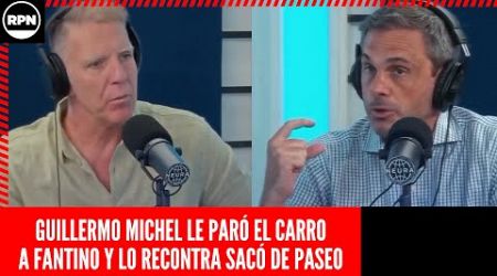 Guillermo Michel le PARÓ EL CARRO al LIBERTARIO FANTINO y lo RECONTRA SACÓ DE PASEO