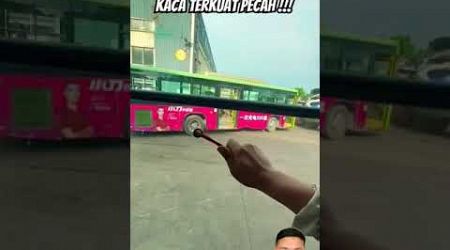 Kaca terkuat pecah #automobile #travel #train #funny #skychannel #facts #lifehacks