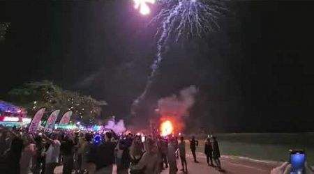 2025 New Year’s Celebration at Chaweng Beach, Koh Samui, Thailand